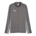 Puma Trainingsjacke teamLIGA26 Training Jacket (Full-Zip, 100% rec. Polyester, atmungsaktiv) grau Herren