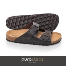 Purosteps Sandale Vigo Eco (Leder) mokka/braun Herren