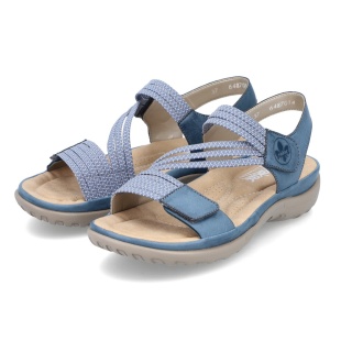 Rieker Sandale 64870-14 blau Damen