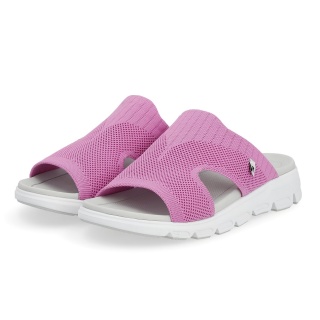 Rieker Sandale V8451 Pantoletten pink Damen - 1 Paar
