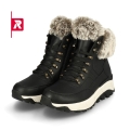 Rieker Winterstiefel Evolution W0063-00 (Stiefel mit seitlichen Reissverschluss und Innenfutter) schwarz/weiss Damen