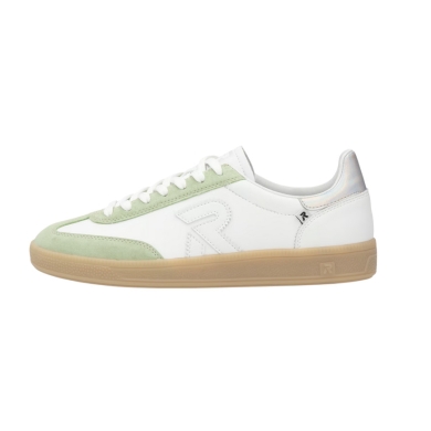 Rieker Sneaker San Diego (Glattleder) weiss/mint Damen
