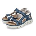Rieker Trekkingsandalen 64066-14 (leichte und flexible Sohle) blau Damen