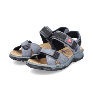 Rieker Trekkingsandalen 68851-14 blau Damen