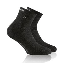 Rohner Wandersocke Trek Everyday Quarter (angenehmes Fussklima und maximalen Komfort) schwarz - 1 Paar