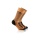 Rohner Trekkingsocke Crew Mountain Trekking (antibakteriell, Fuss-Wellness) orange/braun - 1 Paar