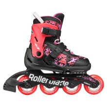 Rollerblade Inline Skates Microblade SL (Rollen: 72mm/80A, Kugellager: SG3) schwarz/korallenrot Kinder