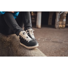 Saola Winterschuhe Bergen Warm (Leder, Fleecefutter) schwarz Damen