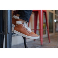 Saola Winterschuhe Bergen Warm (Leder, Fleecefutter) braun Damen