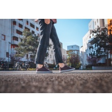 Saola Sneaker Cannon Knit 2.0 Wool (Merinowolle) weinrot Damen