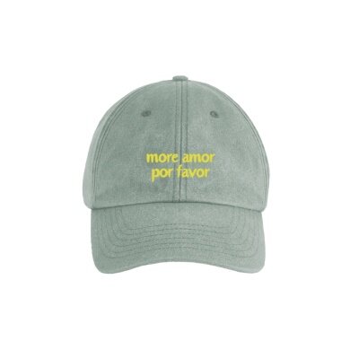 SWFD Basecap more amor por favor Vintage Cap sage grün - 1 Stück