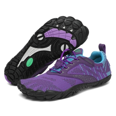 Saguaro Barfussschuhe Free I (flexible Sohle, breite Zehenbox) violett - Damen