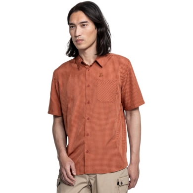 Schöffel Wanderhemd CIRC Shirt Style Dalfoss (UV Schutz, Brusttasche) kurzarm rot Herren