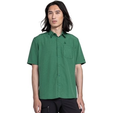 Schöffel Wanderhemd CIRC Shirt Style Dalfoss (UV Schutz, Brusttasche) kurzarm grün Herren