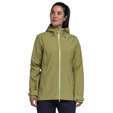 Schöffel Wanderjacke Hiking Style Mauku WMS (wasserdicht, mit Kapuze) olive Damen