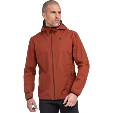 Schöffel Trekking-Wanderjacke Hiking Style Migandi MNS (2.5-Lagen, wasserdicht, atmungsaktiv) braun Herren
