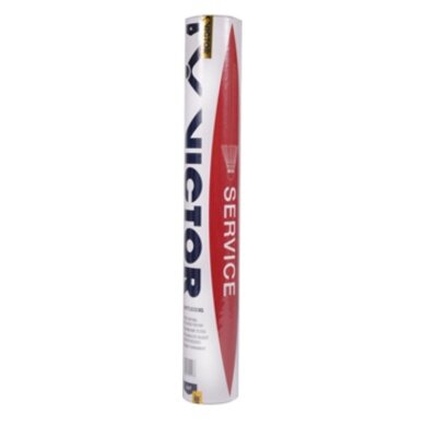 Victor Badmintonbälle Service (Turnierqualität) Naturfeder weiss Dose 12er