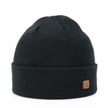 Smith&Miller Mütze (Beanie) Basic Cuff - schwarz - 1 Stück