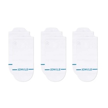 Stance Tagessocke Sneaker Low Tab Icon weiss - 3 Paar