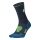 STOX Energy Socks Wandersocke Kompression Hiking Merino Ankle Socks (gezielte Kompression) dunkelblau/grün Herren - 1 Paar