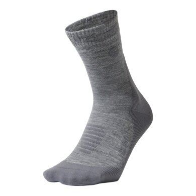 STOX Energy Socks Wandersocke Kompression Hiking Merino Ankle Socks (gezielte Kompression) grau Herren - 1 Paar