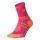 STOX Energy Socks Laufsocke Kompression Running Ankle Socks (gezielte Kompression) pink/orange Damen - 1 Paar