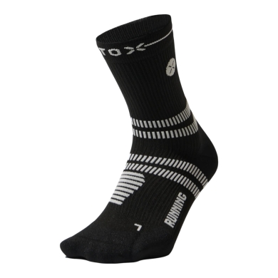 STOX Energy Socks Laufsocke Kompression Running Ankle Socks (gezielte Kompression) schwarz Damen - 1 Paar