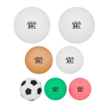 Sunflex Tischtennisball Set (Plastikball 40+, 44+, 55+) weiss 7er Kartonverpackung