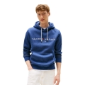 Tommy Hilfiger Kapuzenpullover Flex-Fleece Logo Hoodie (Baumwollmix) dunkelblau Herren