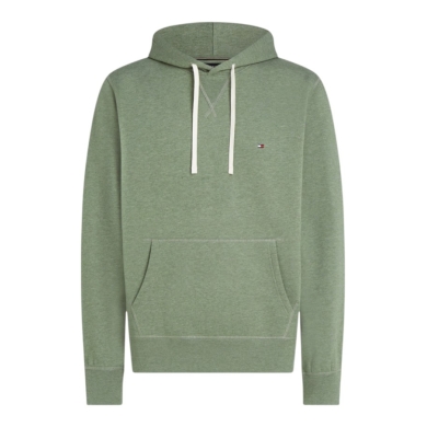 Tommy Hilfiger Kapuzenpullover Essential Seasonal Fleece-Hoodie (Baumwollmix) grün Herren