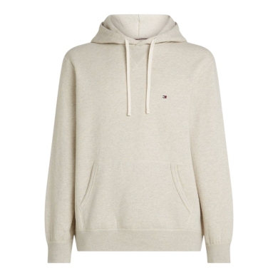 Tommy Hilfiger Kapuzenpullover Essential Seasonal Fleece-Hoodie (Baumwollmix) oat milchweiss Herren