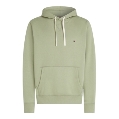 Tommy Hilfiger Kapuzenpullover Essential Seasonal Fleece-Hoodie (Baumwollmix) sagegrün Herren
