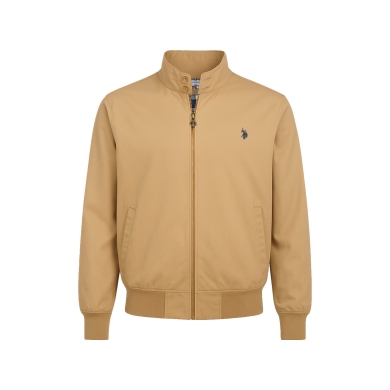 U.S. Polo Assn. Blouson-Übergangsjacke US16835 (Baumwolle) beige Herren