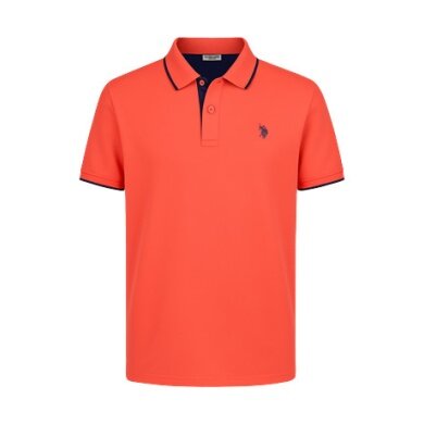U.S. Polo Assn. Freizeit-Polo US16300 (Baumwolle) coralorange Herren