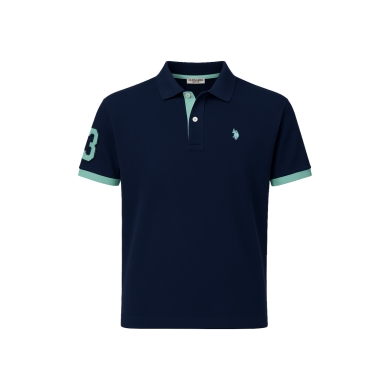 U.S. Polo Assn. Freizeit-Polo US16927 (100% Baumwolle) navyblau Herren