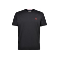 U.S. Polo Assn. Freizeit-Tshirt US16025 (Baumwolle) schwarz Herren