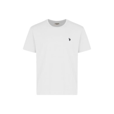 U.S. Polo Assn. Freizeit-Tshirt US16821 (Baumwolle) weiss Herren