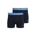 U.S. Polo Assn. Unterwäsche Boxershorts US16133 (Baumwolle) schwarz Herren - 2 Stück
