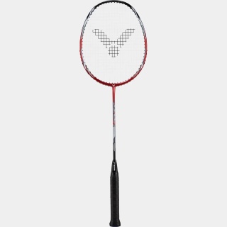 Victor Badmintonschläger Auraspeed Light Fighter 40 D - rot - besaitet -