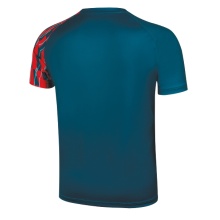 Victor Sport-Tshirt T-50001TD G (100% Polyester) blau/rot Herren