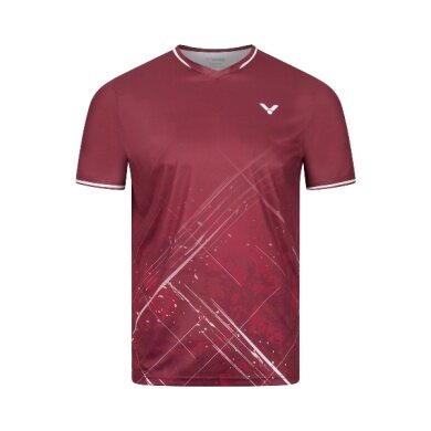 Victor Sport-Tshirt T-63103 D (100% Polyester) rot Jungen