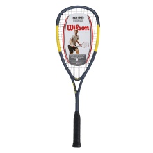 Wilson Squashschläger Hammer Lite (120g/kopflastig) grau/gelb - besaitet -