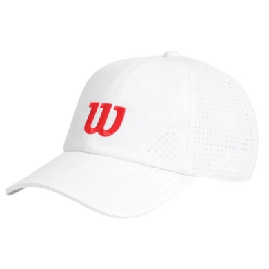 Wilson Basecap Active Perforated Classic (Tenniskappe) weiss - 1 Stück