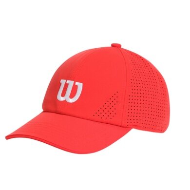 Wilson Basecap Active Perforated Classic (Tenniskappe) rot - 1 Stück