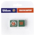 Wilson Schwingungsdämpfer Roland Garros dunkelgrün/orange - 2 Stück