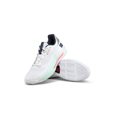 Wilson Tennisschuhe Rush Tour 5.0 Clay/Sandplatz weiss/mint/coral Herren