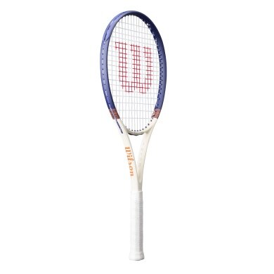 Wilson Tennisschläger Roland Garros Triumph 105in/298g/Freizeit 2026 navyblau/beige - besaitet -