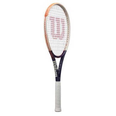 Wilson Tennisschläger Roland Garros Triumph 105in/298g/Freizeit 2025 beige/navyblau - besaitet -