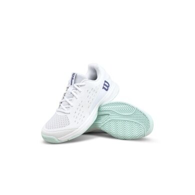 Wilson Tennisschuhe Rush Pro L Allcourt 2026 weiss/hellblau Kinder