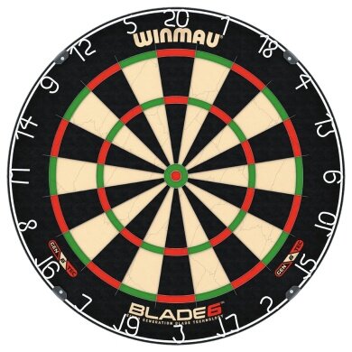 Winmau Dartscheibe Blade 6 (Density ControlT-Draht, Rota-Lock-Montagesystem)